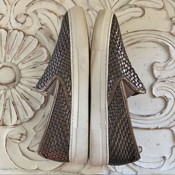 J/Slides Calina Pewter Fashion Sneakers Size 9 - Picture 2 of 6